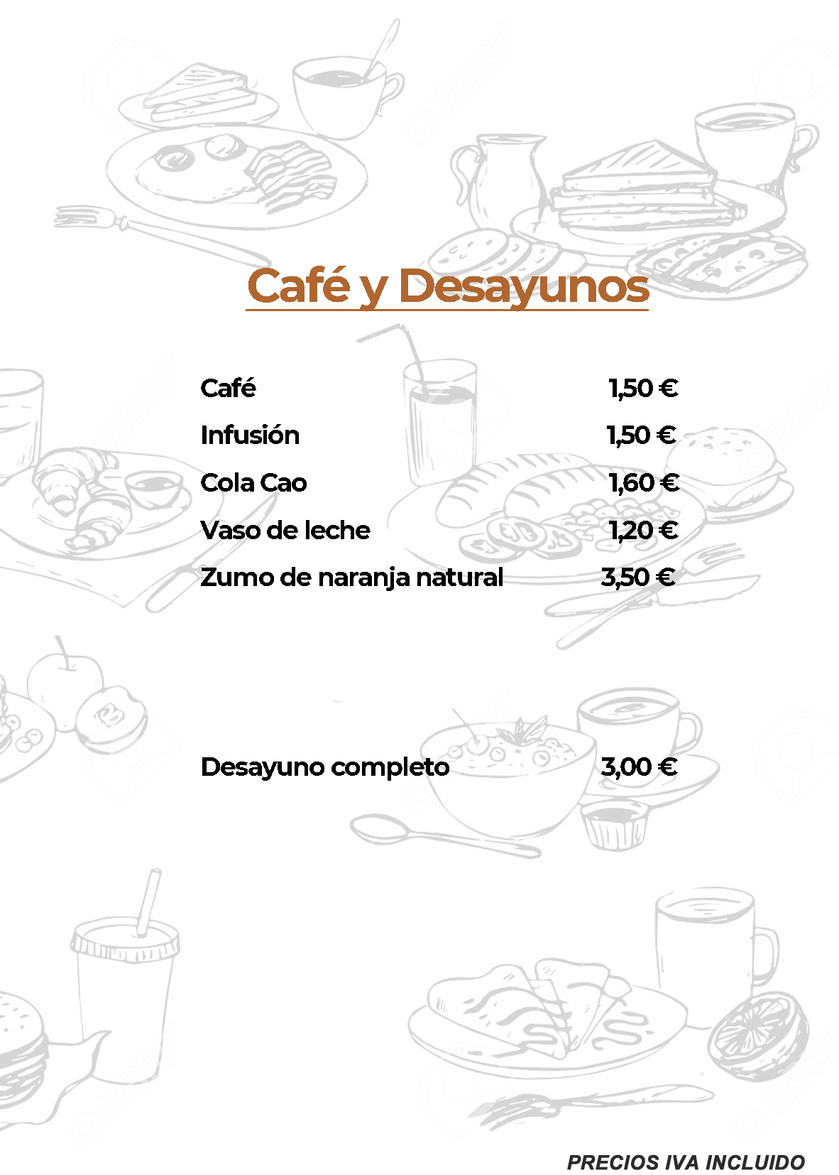 Café y Desayunos